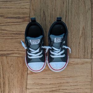Toddler/kids Converse leather slip on sneakers